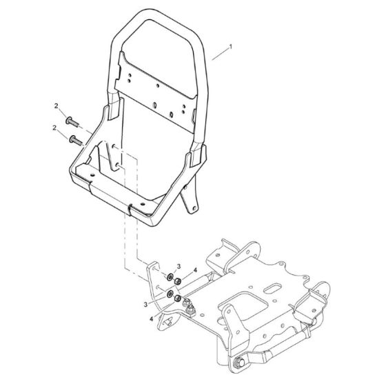 Protection Bow Assembly for Bomag BP 12/50 A Compactors