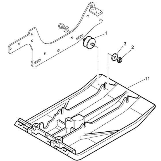 Base Plate Assembly for Bomag BP 15/45 D-2 Compactors