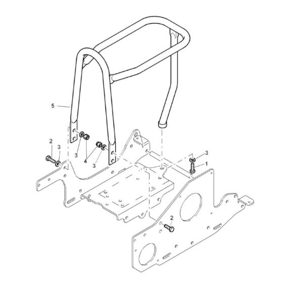 Protection Bow Assembly for Bomag BP 18/45-2 Compactors