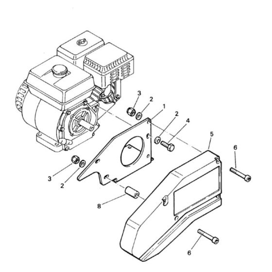 Covering (101740000104-101740000393) Assembly for Bomag BP 18/53 Compactors