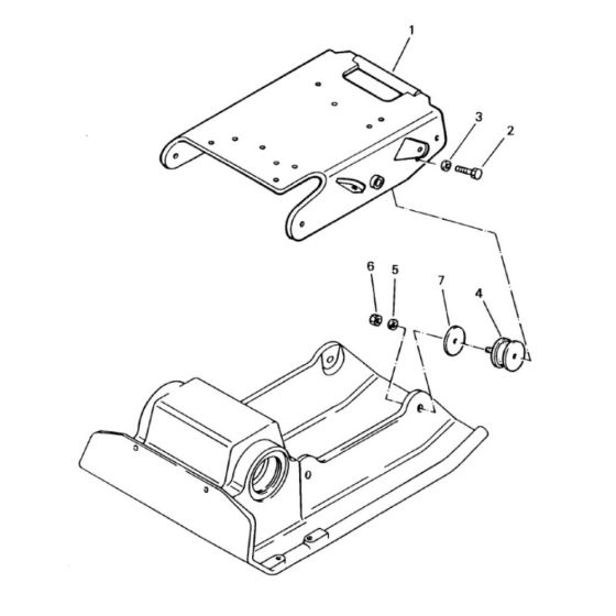 Frame Assembly for Bomag BP 18/53 Compactors