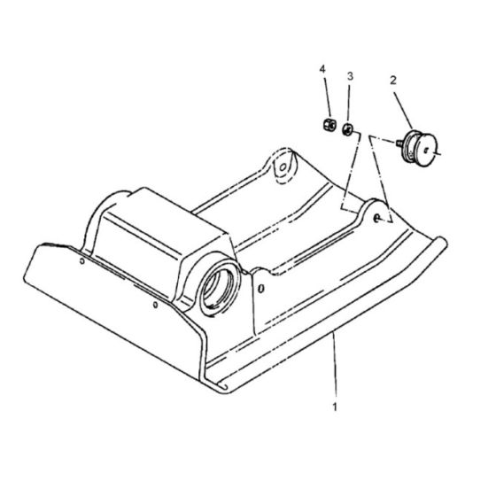 Base Plate Assembly for Bomag BP 20/48 Compactors