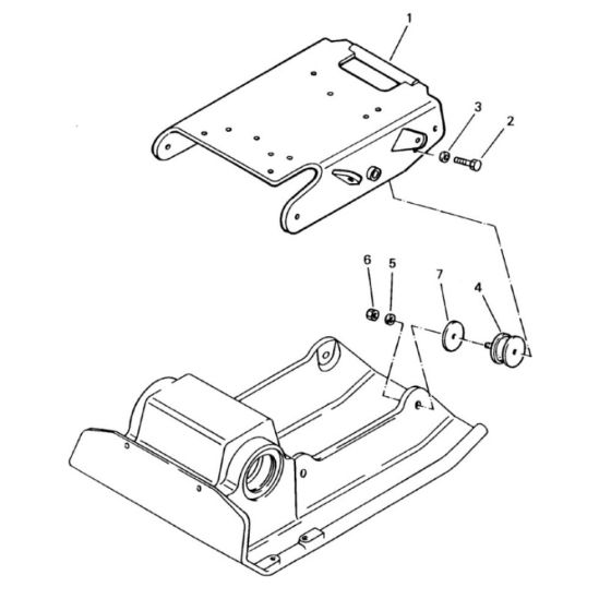 Frame Assembly for Bomag BP 20/53 Compactors