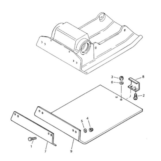 Plastic Plate Assembly for Bomag BP 20/53 Compactors