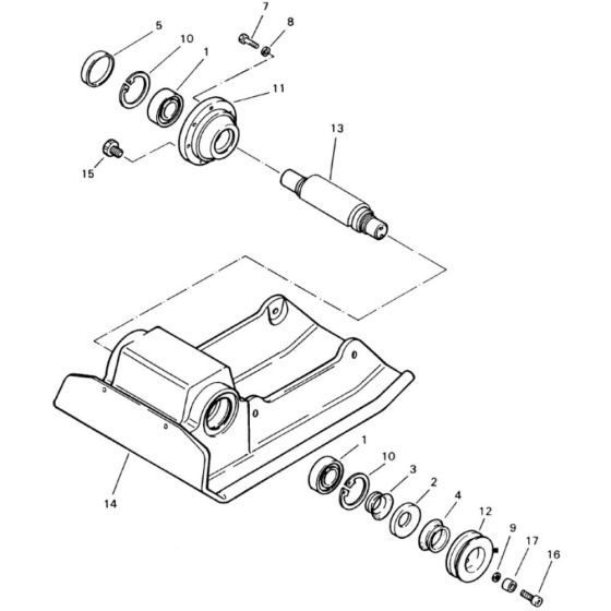 Base Plate (101670700101-101670700160) Assembly for Bomag BP 20/60 Compactors