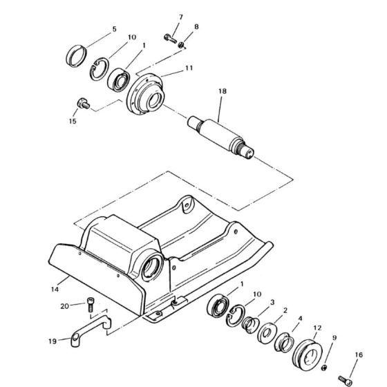 Base Plate (101670800276-101670800315) Assembly for Bomag BP 20/60 D Compactors