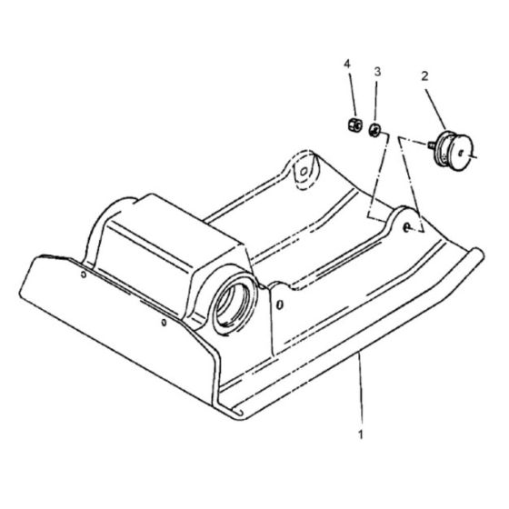 Base Plate Assembly for Bomag BP 23/48 Compactors