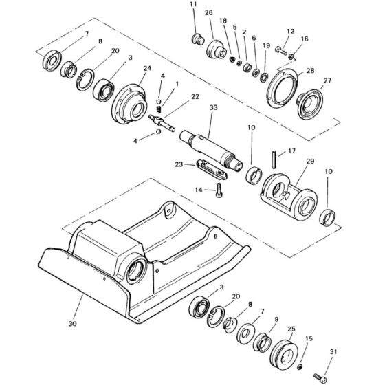 Base Plate (101670300151-101670300220) Assembly for Bomag BP 23/60 Compactors