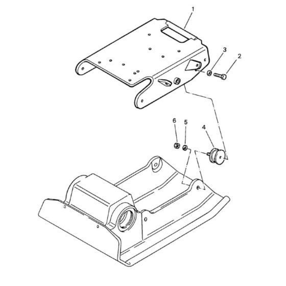 Frame Assembly for Bomag BP 23/60 Compactors