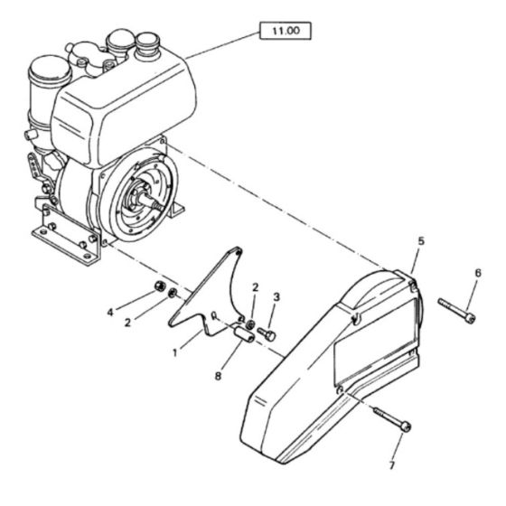 Covering (101670200277-101670202000) Assembly for Bomag BP 23/60 D Compactors