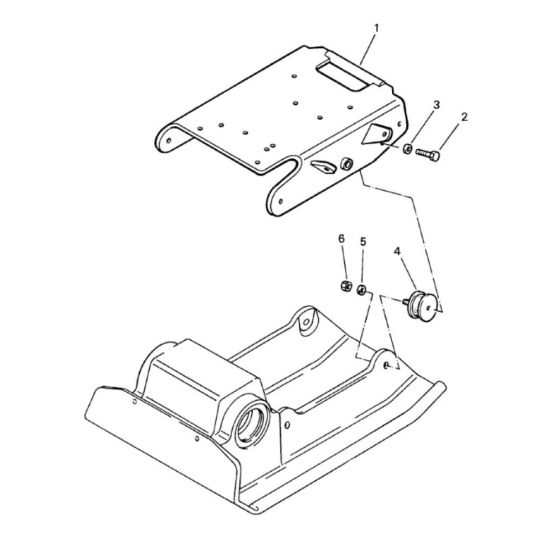 Frame Assembly for Bomag BP 23/60 D Compactors