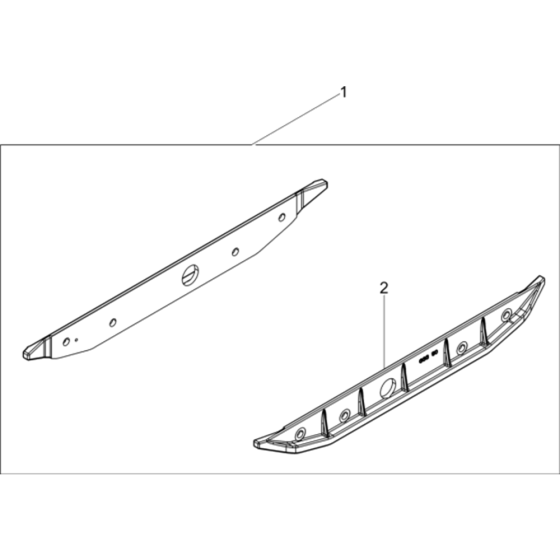 Extension Plate Kit Assembly-2 for Wacker BPU4045A 5000610345 (Petrol) Rev. 101 Reversible Plate Compactors