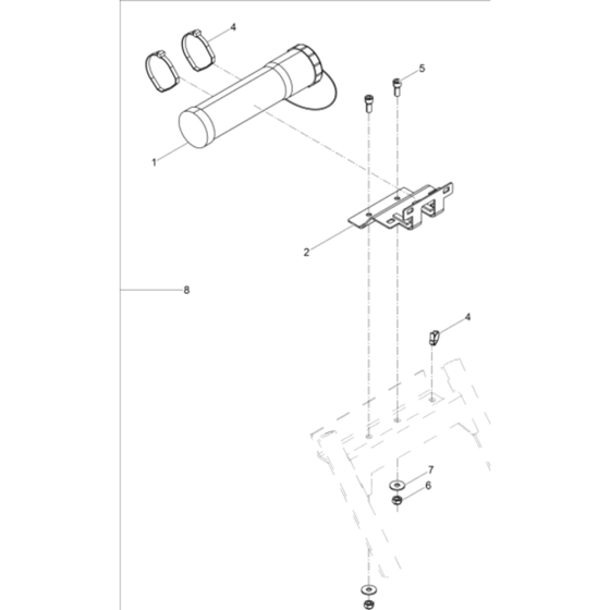 Kit-retrofit DPU40/45/55 for Wacker BPU5545A 5100009657 (Petrol) Rev. 101 Reversible Plate Compactors