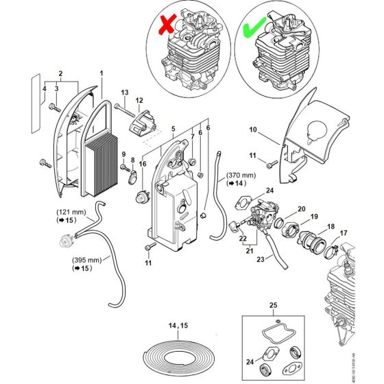 Air Filter, Manifold (1) for Stihl BR 700 Leaf Blower