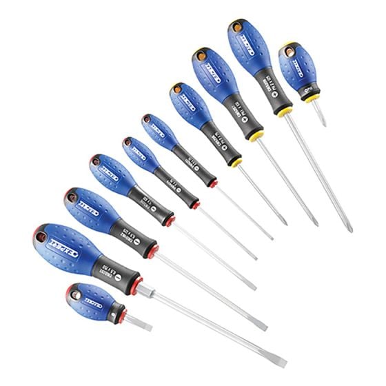 Screwdriver Set 10 Piece Flared / Phillips by Britool - E160905