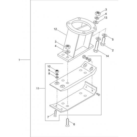 Ramming Shoe Kit-2 Assembly for Wacker Neuson BS50-2i Trench Rammer