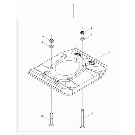 Ramming Shoe (11in) Assembly for Wacker BS50-4As Trench Rammer