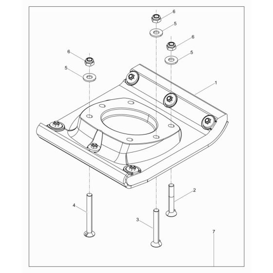 Ramming Shoe (11in) Assembly for Wacker BS60-4As Trench Rammer