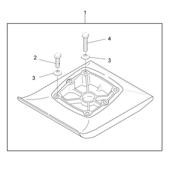 Ramming Shoe Assembly for Wacker BS600-4 Trench Rammer