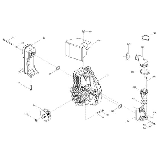 Engine Assembly for Wacker BS62-2 Trench Rammer