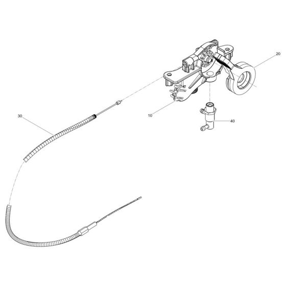 Throttle Control Assembly for Wacker BS62-4 Trench Rammer