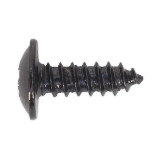 Self Tapping Screw 4.2 x 13mm Flanged Head Black Pozi BS 4174 Pack of 100 Sealey Part No. BST4213