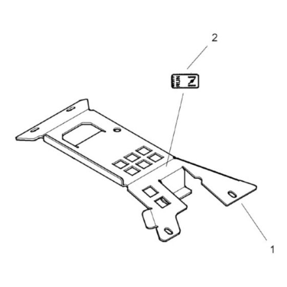 Cover Plate for Bomag BT60/4 Rammers