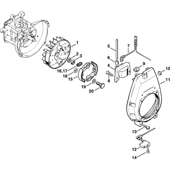 Ignition System, Clutch Assembly for Stihl BT106 Earth Auger