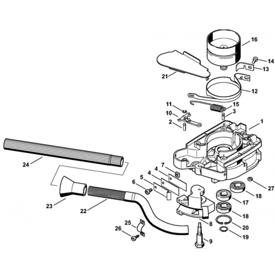 Clutch Housing Brake Assembly for Stihl BT120C Earth Auger