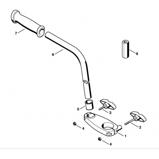 Accessories for Planting Hole Drill Assembly for Stihl BT45 Earth Auger