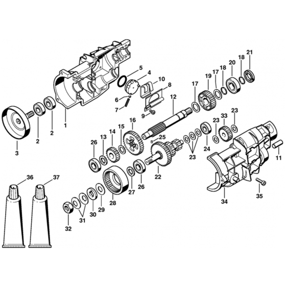 Gear Head Assembly for Stihl BT45 Earth Auger