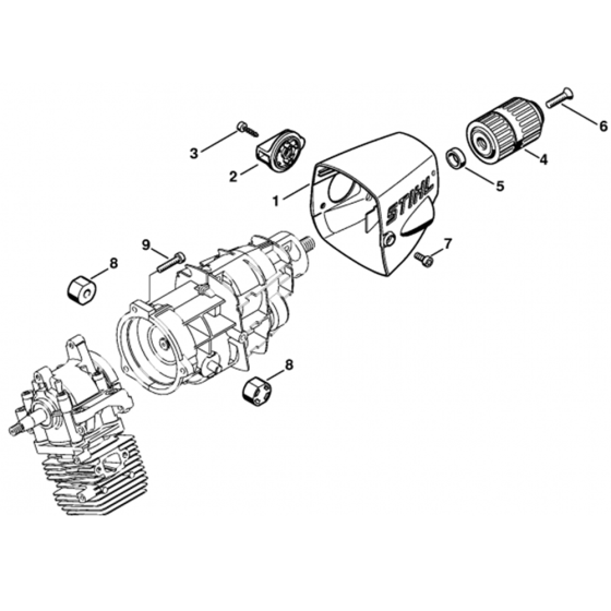 Shroud Assembly for Stihl BT45 Earth Auger