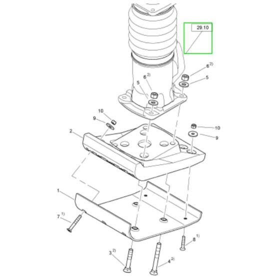 Tamper Foot Assembly for Bomag BT50 Rammers