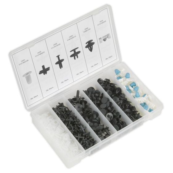 Trim Clip Assortment for BMW 290pc Sealey Part No. BTC02