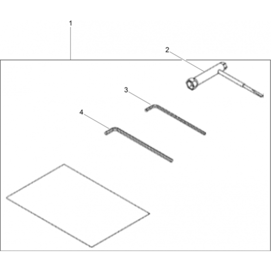 Tools Assembly for Wacker BTS635 Cut-off Saw 