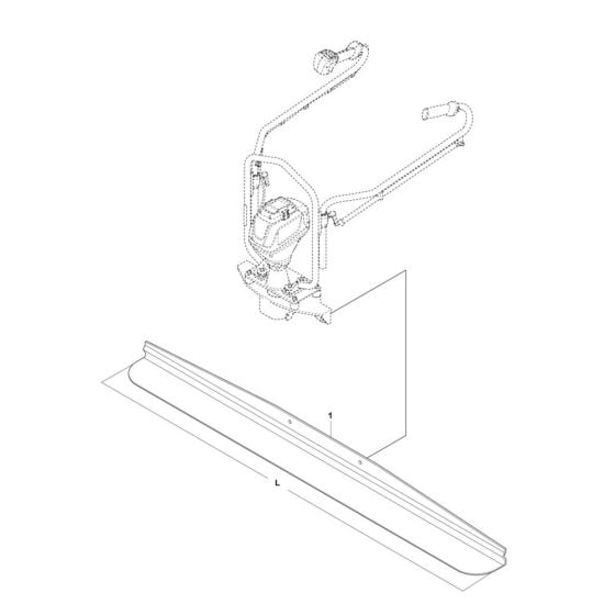 Blade Assembly for Husqvarna BV 30i Screed