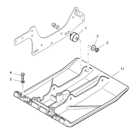 Base Plate Assembly for Bomag BVP18/45D Forward Compactor