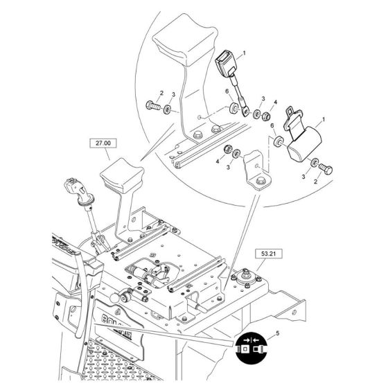 Seat Belt Assembly for Bomag BW 120 ADe-5 Roller