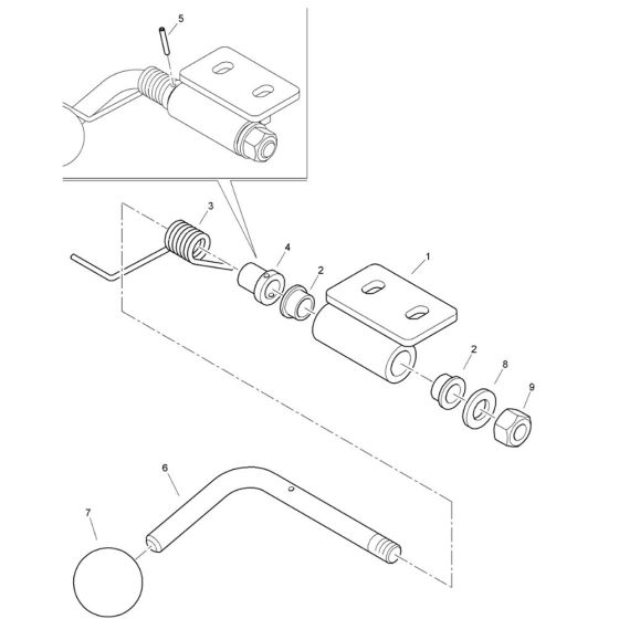 Stop Assembly for Bomag BW 120 ADe-5 Roller