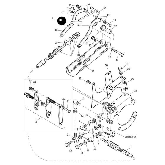 Brake (S/N 101620241001 to 101620241038) Assembly for Bomag BW 71 EHB-2 (101620241001 to 101620241245) Roller