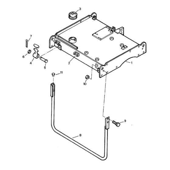 Frame Assembly for Bomag BW 75 E (101140100101 to 101140100144) Roller