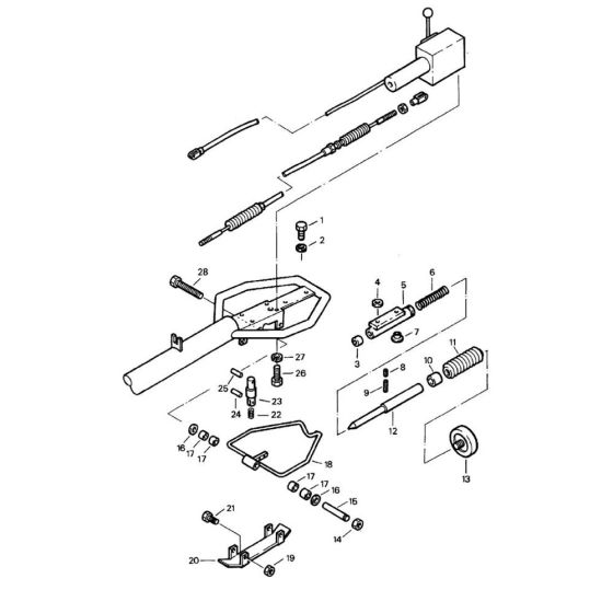 Safety Actuation C4 Assembly for Bomag BW 90 S (101028000131 to 101028001169) Roller