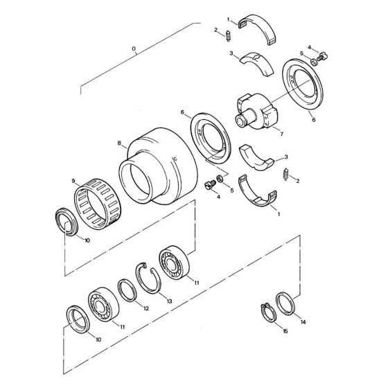 Centrifugal Clutch Assembly for Bomag BW 90 S (101028000131 to 101028001169) Roller