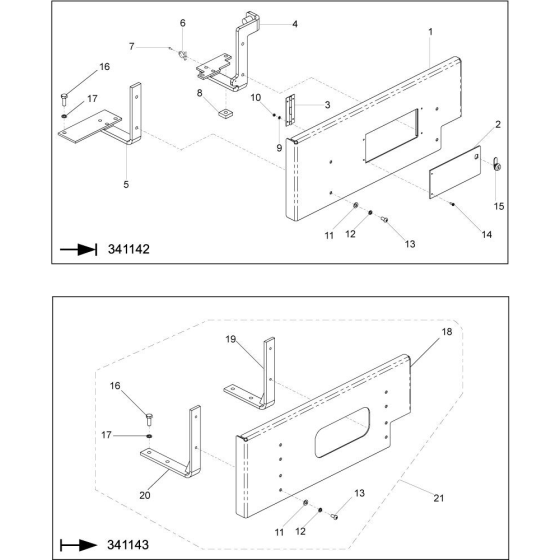 Engine Side Panel Assembly for Belle TDX 650 Twin Drum Roller Vibrating Roller