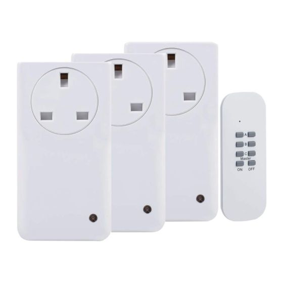 Smarthome Remote Control Socket Kit 3 Piece