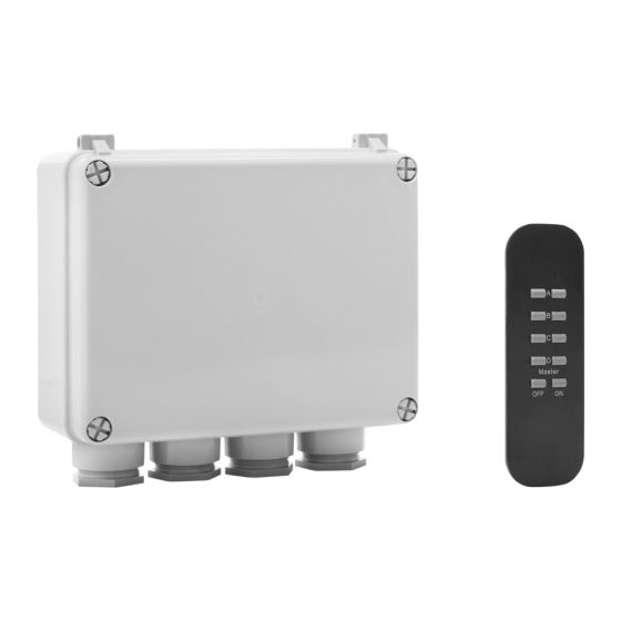 Outdoor 3-Way Switch Box & Remote