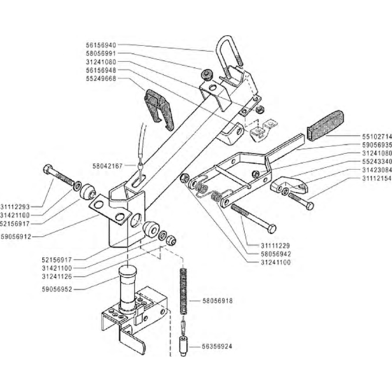 Support Assembly for Camon C10 (2011) Rotovators