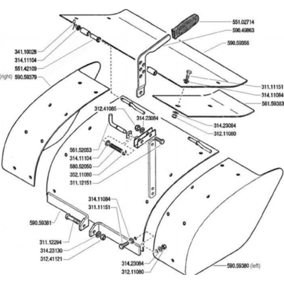 Cover Assembly for Camon C8 (PowerSafe) Rotovators