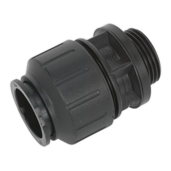 Straight Adaptor 28mm 1"BSP Pack of 2 (John Guest Speedfit - PM012818E) Sealey Part No. CAS28SA