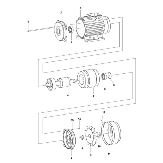 Frequency Converter Assembly for Husqvarna CF 11 M Drive Unit